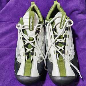 Vintage Green Hummer Truck Car Low Top Sporty Sneaker Shoe SZ 13